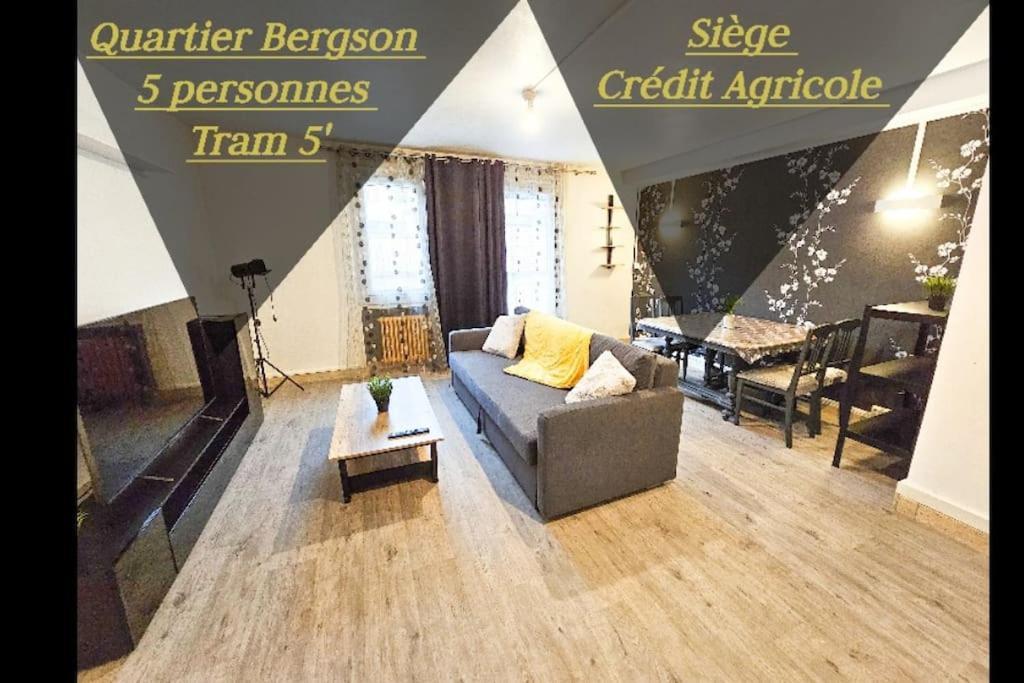 Le Bergson 3 Chambres Stationnement Gratuit Saint-Etienne  Bagian luar foto
